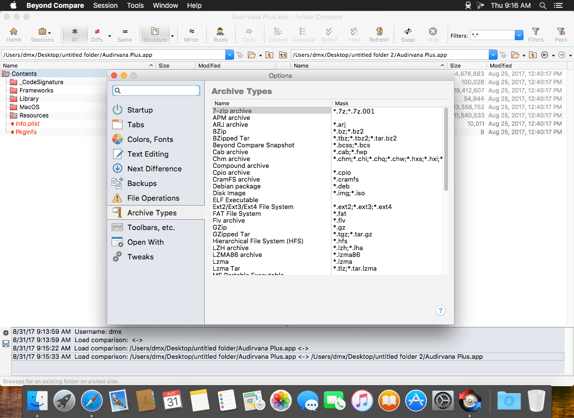 VisualDiffer download the last version for mac